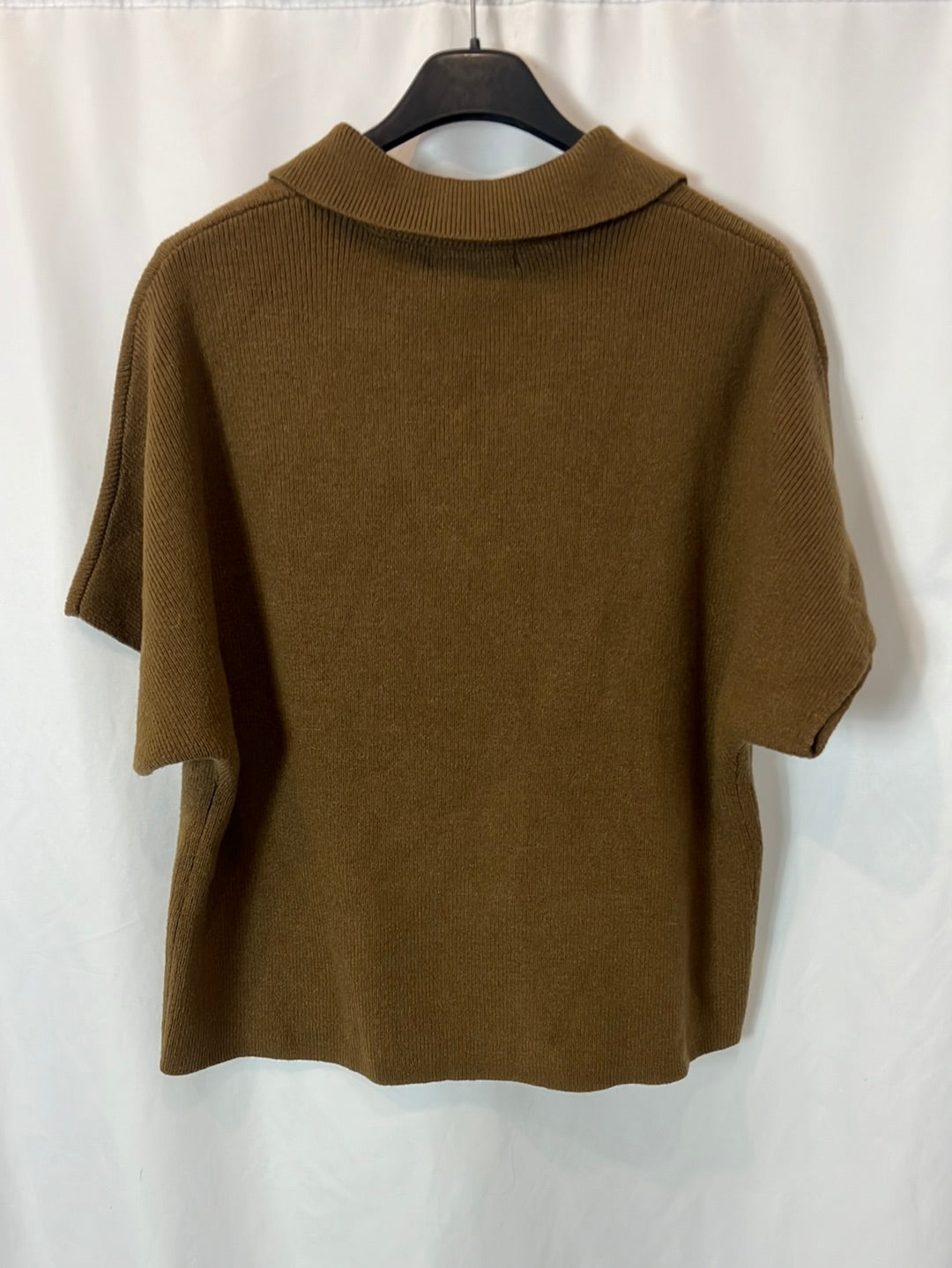 PRIMARK. Top polero punto verde T.m