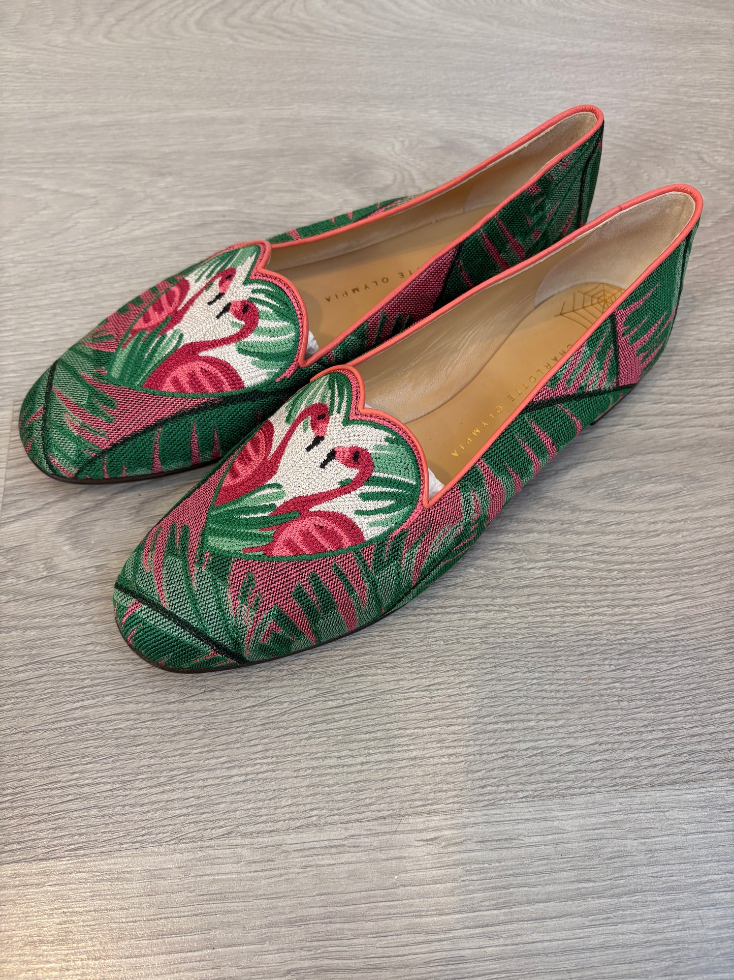 CHARLOTTE OLYMPIA. Zapato smoking siippers flamencos