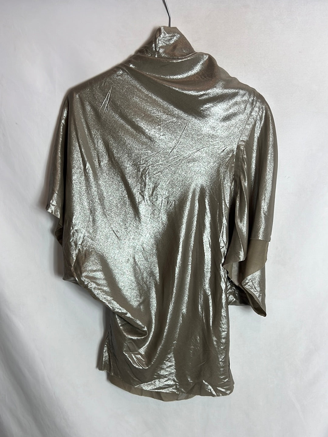 RICK OWENS. Top textura dorado. T S