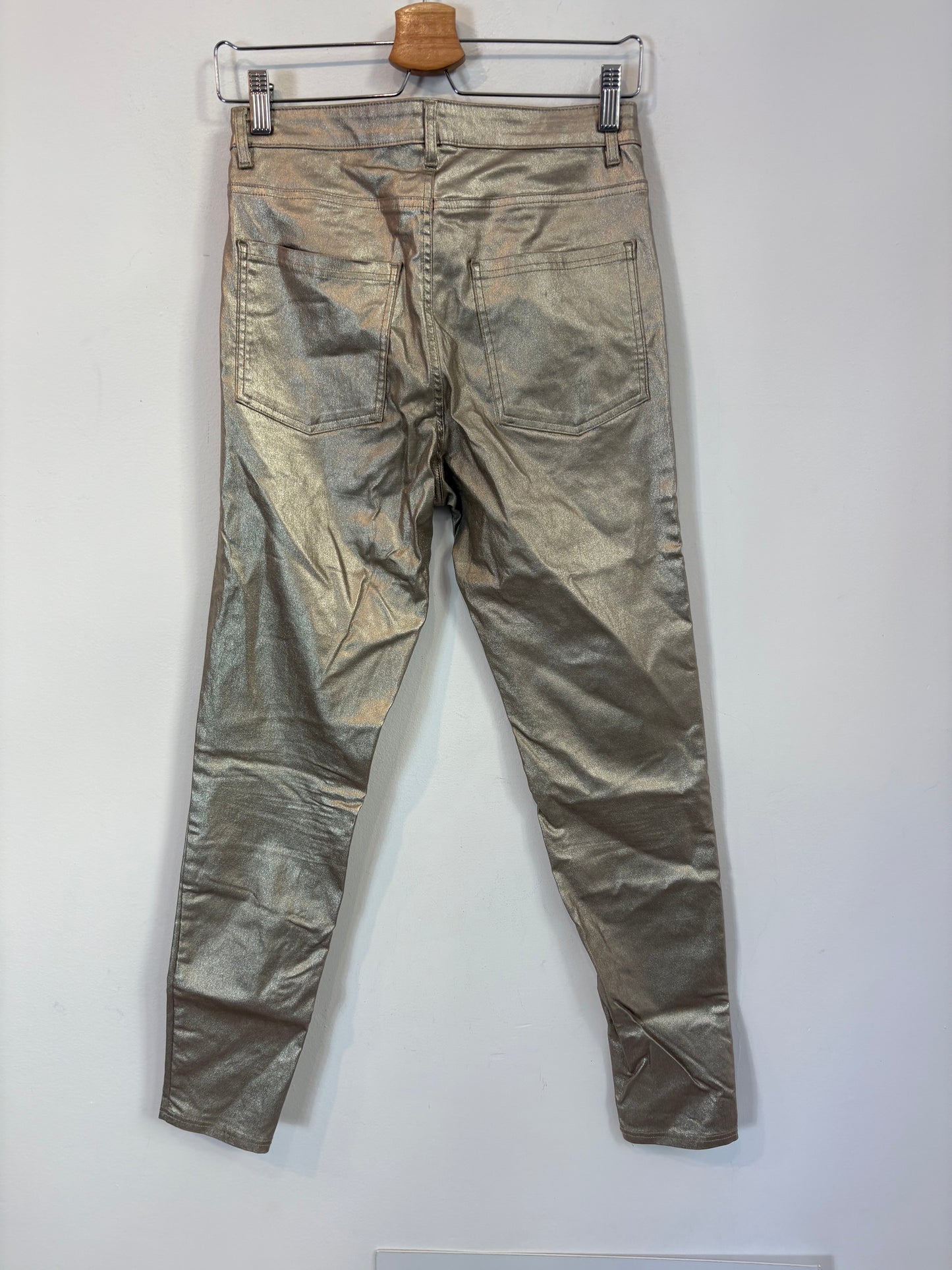 CALZEDONIA. Gold stretch trousers. TM