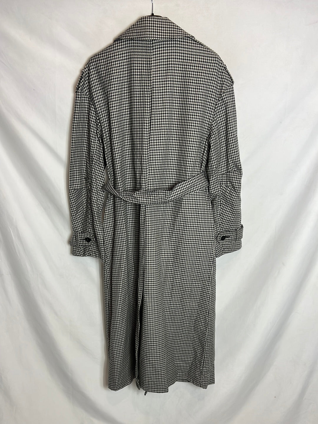 FIND. Chaqueta larga para de gallo estilo gabardina . T XS