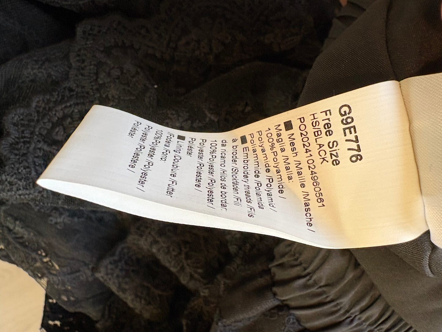 RICH RADI Q´S. Falda midi encaje volantes