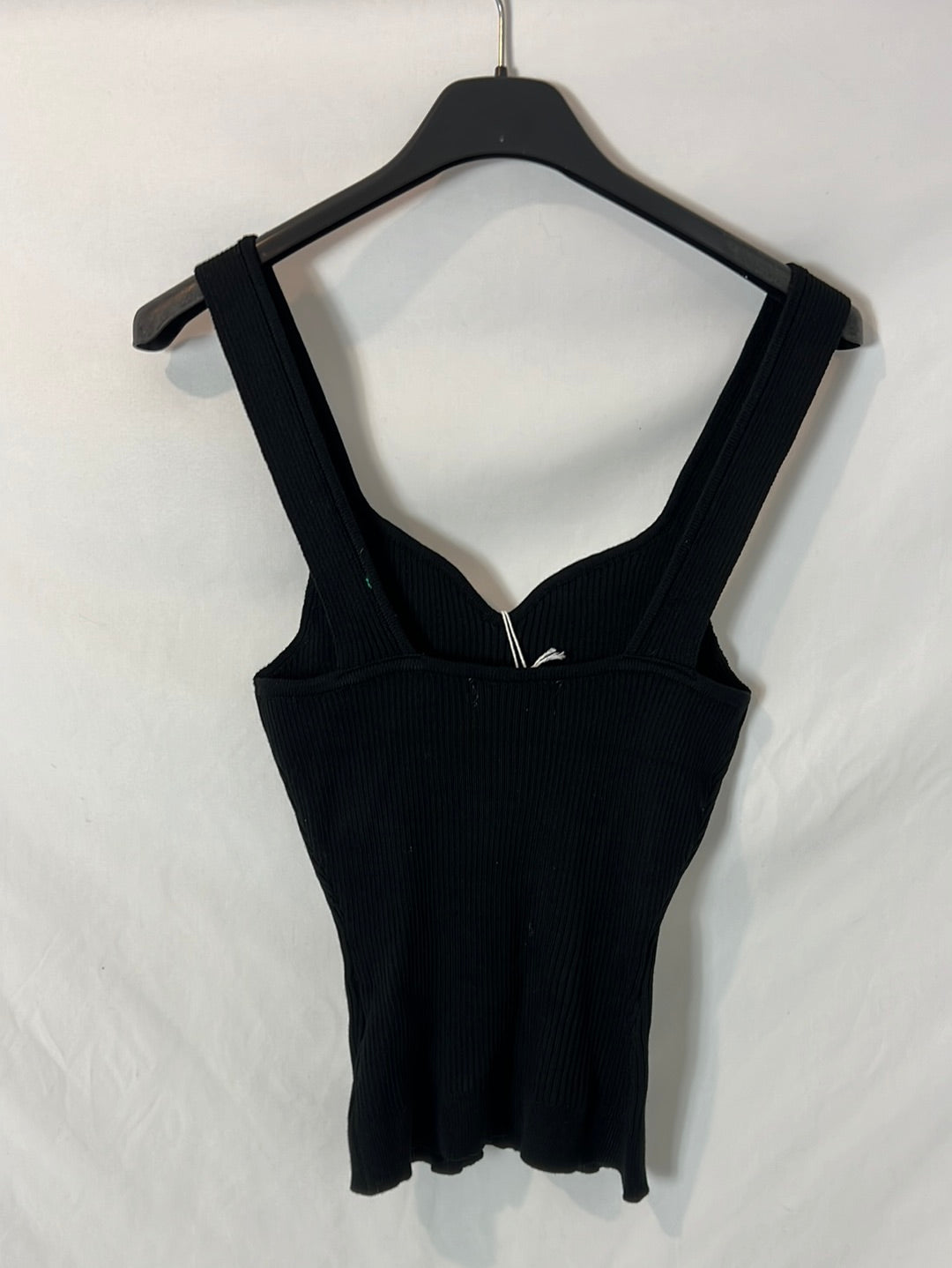 CARLOTA&CO. Black ribbed top Your(s)