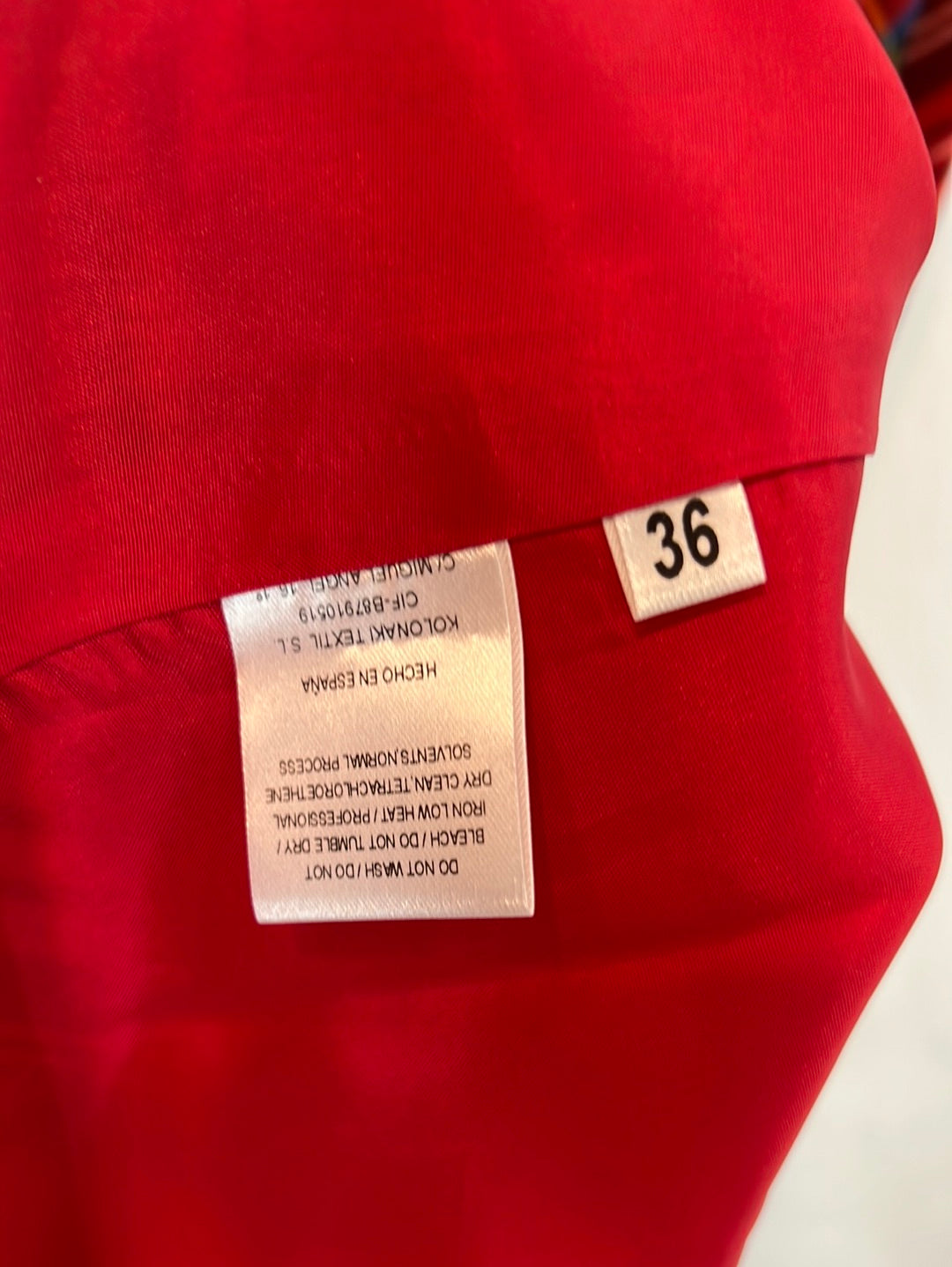 KOLONAKI. Falda larga cuadros. T 36