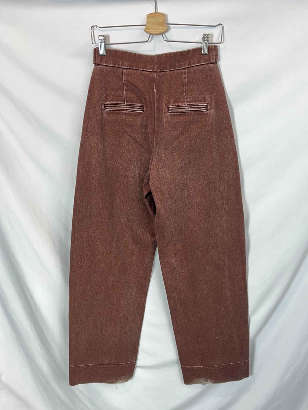 SOEUR. Denim pata ancha efecto desgastado. T 36