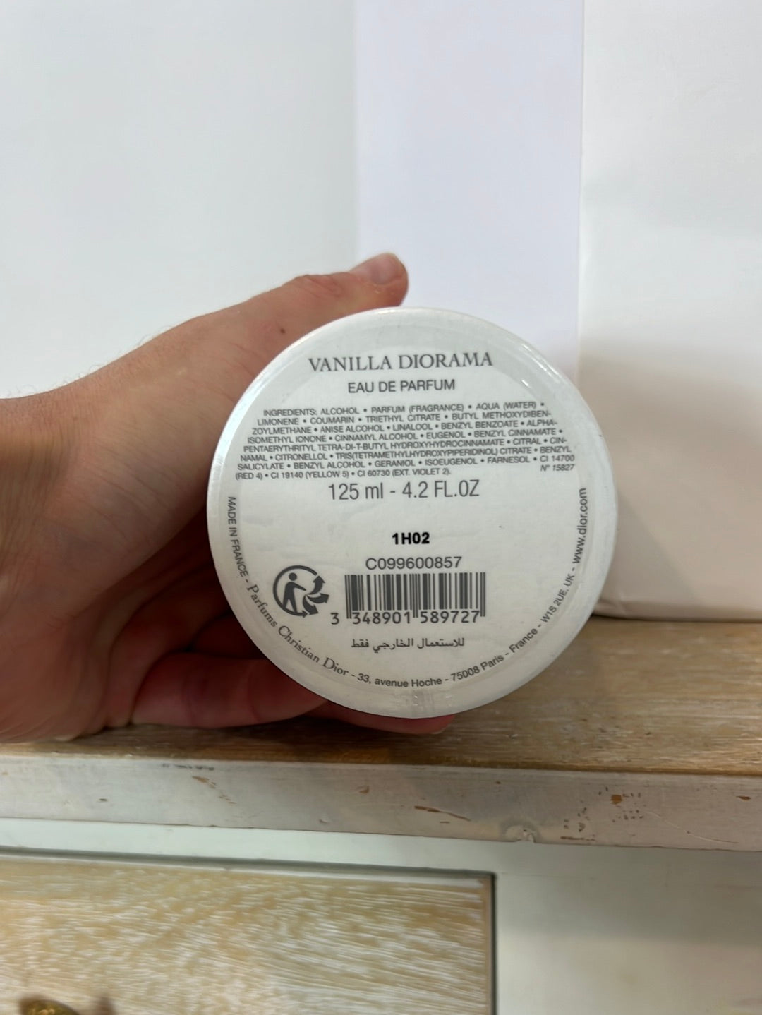 CHRISTIAN DIOR VANILLA DIORAMA. Agua de permute unisex. T 125 ml