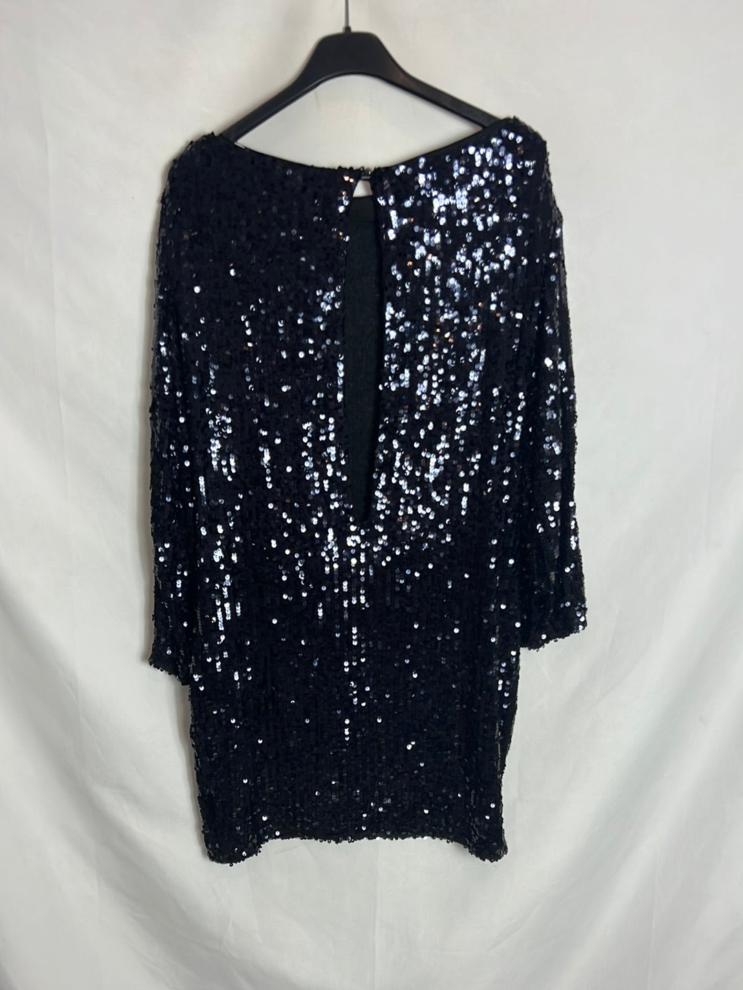 ZARA. Vestido coro lentejuelas. T M