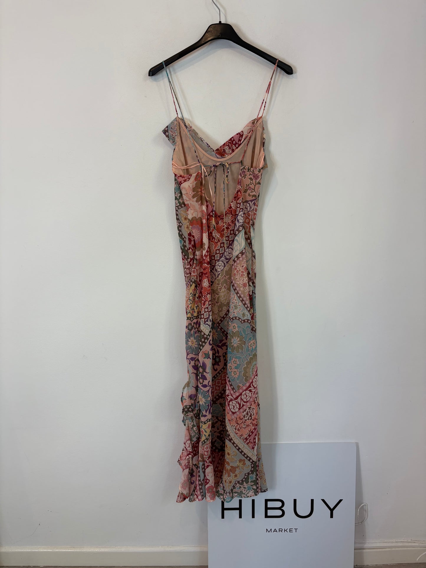 ZARA. Long flowing floral dress. TS