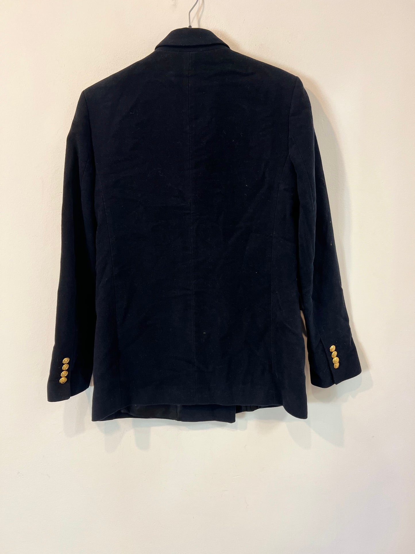 ZARA. Blazer azul terciopelo T.s