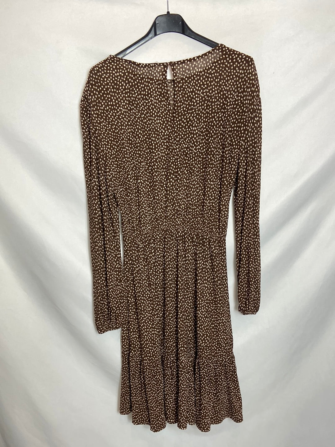 MANGO. Vestido corto lunares. T.xs