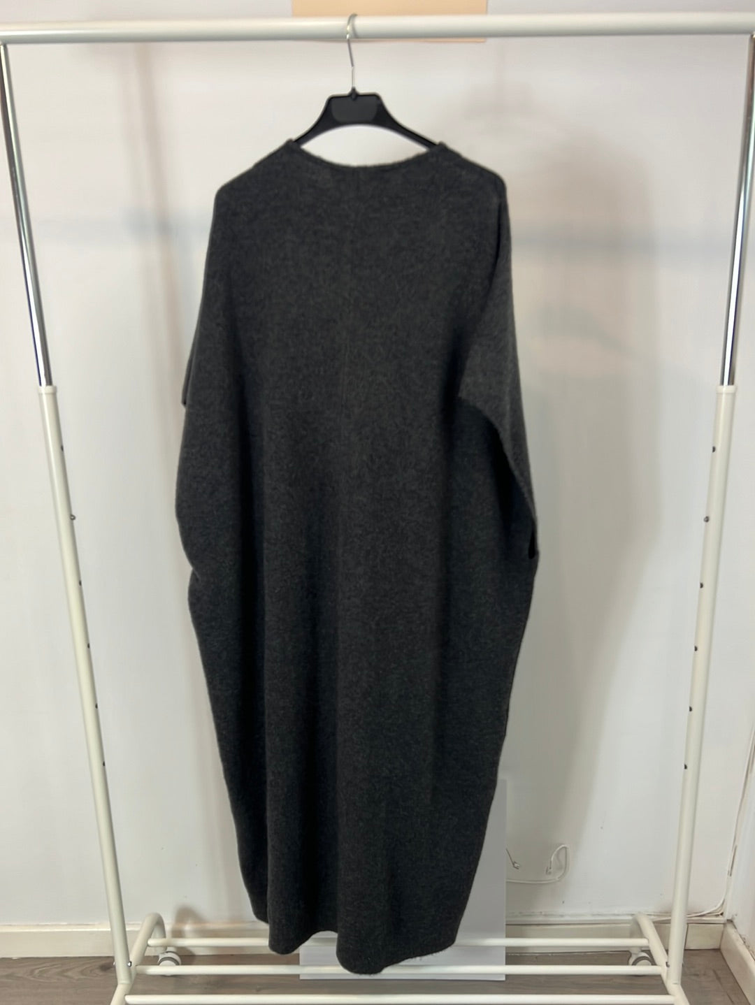 ZARA. Long grey cardigan S/S