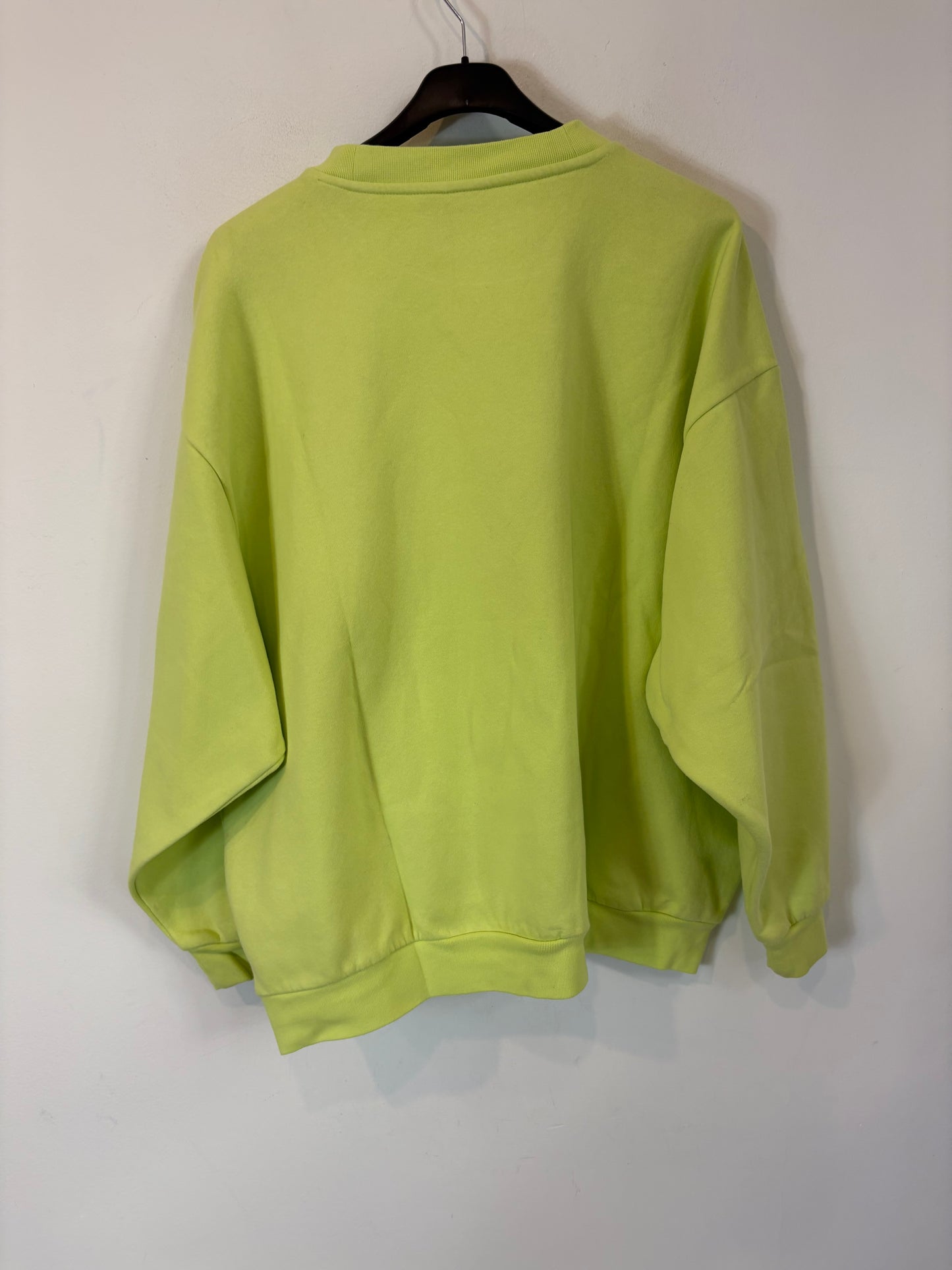 ADIDAS. Fluorescent lime sweatshirt. TL