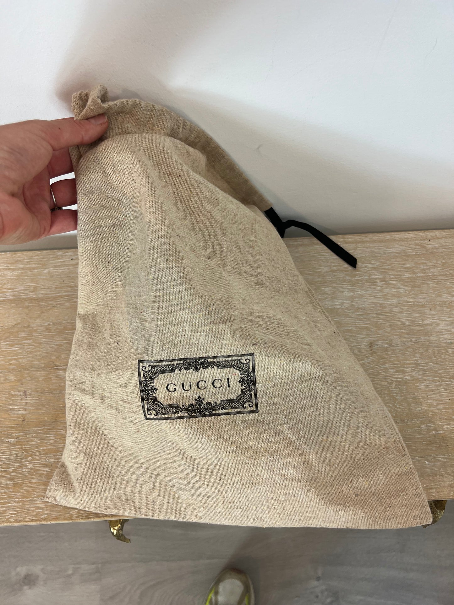 SOUL IN PAIN. Gold-tone lace-up stilettos, size 38