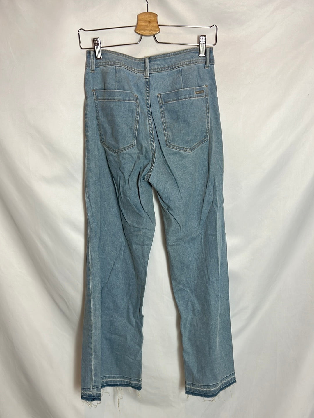 Light denim wide leg. S XS