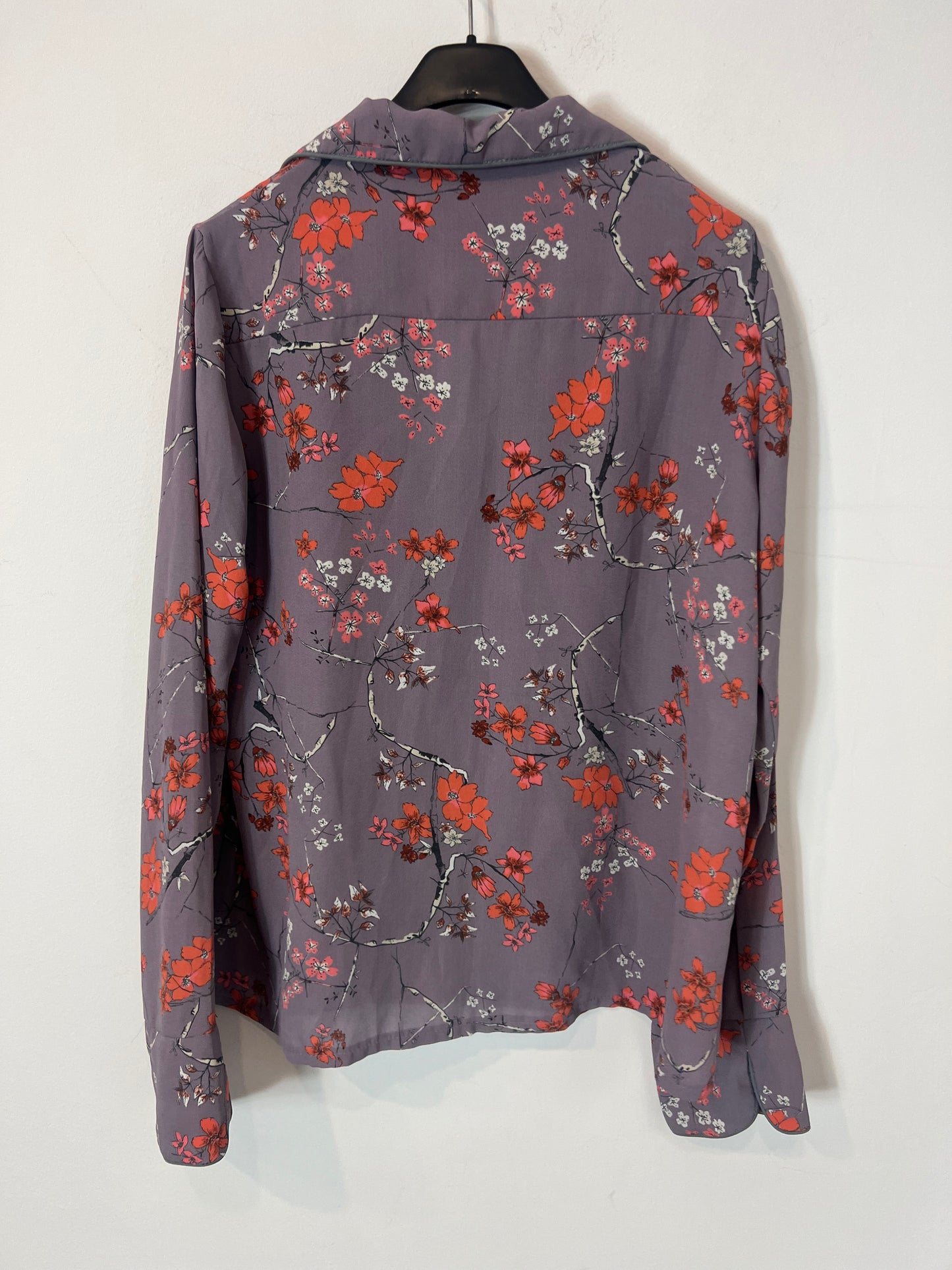NOON. Mauve floral blouse. TM