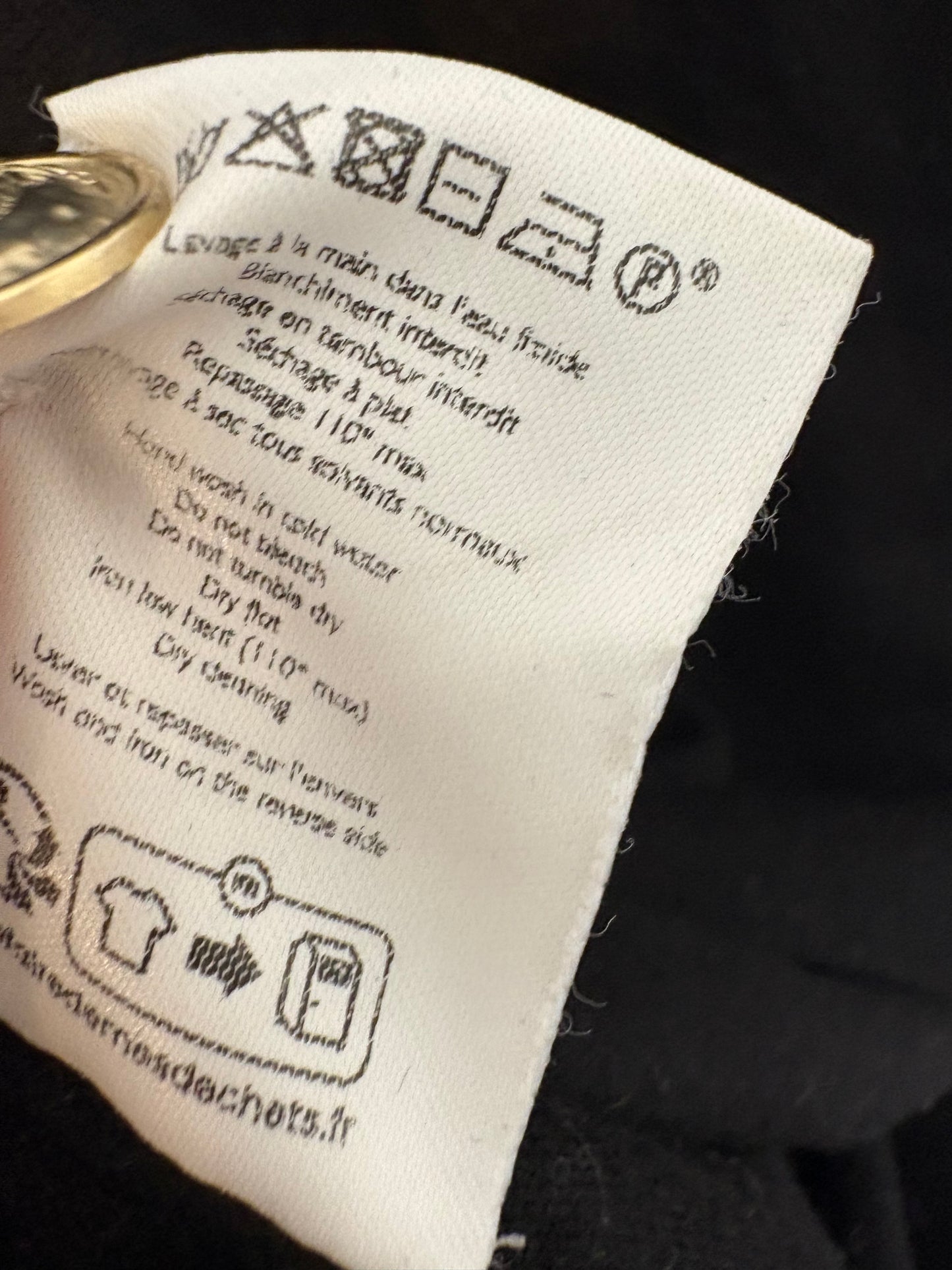 SÉZANE. Jersey negro botones T.s