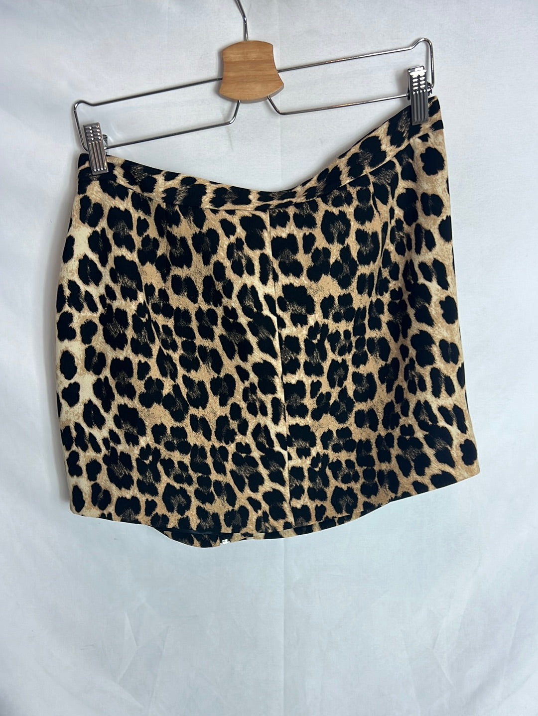 ZARA. Falda animal print cremallera . TL