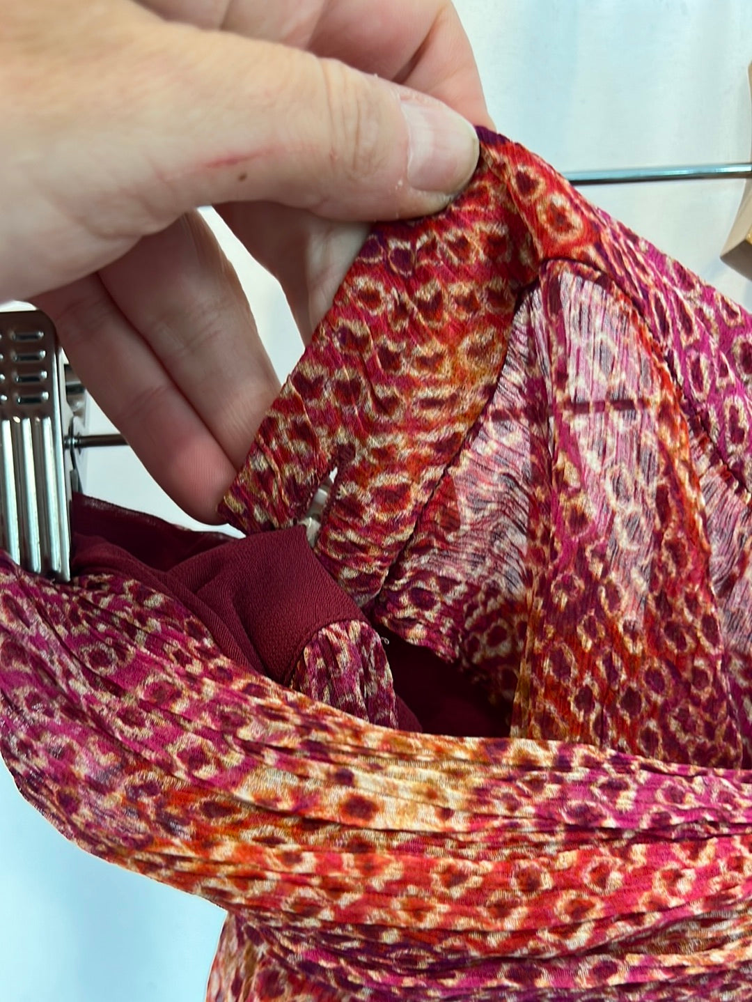 ISABEL MARANT. Printed silk wrap skirt, size 36