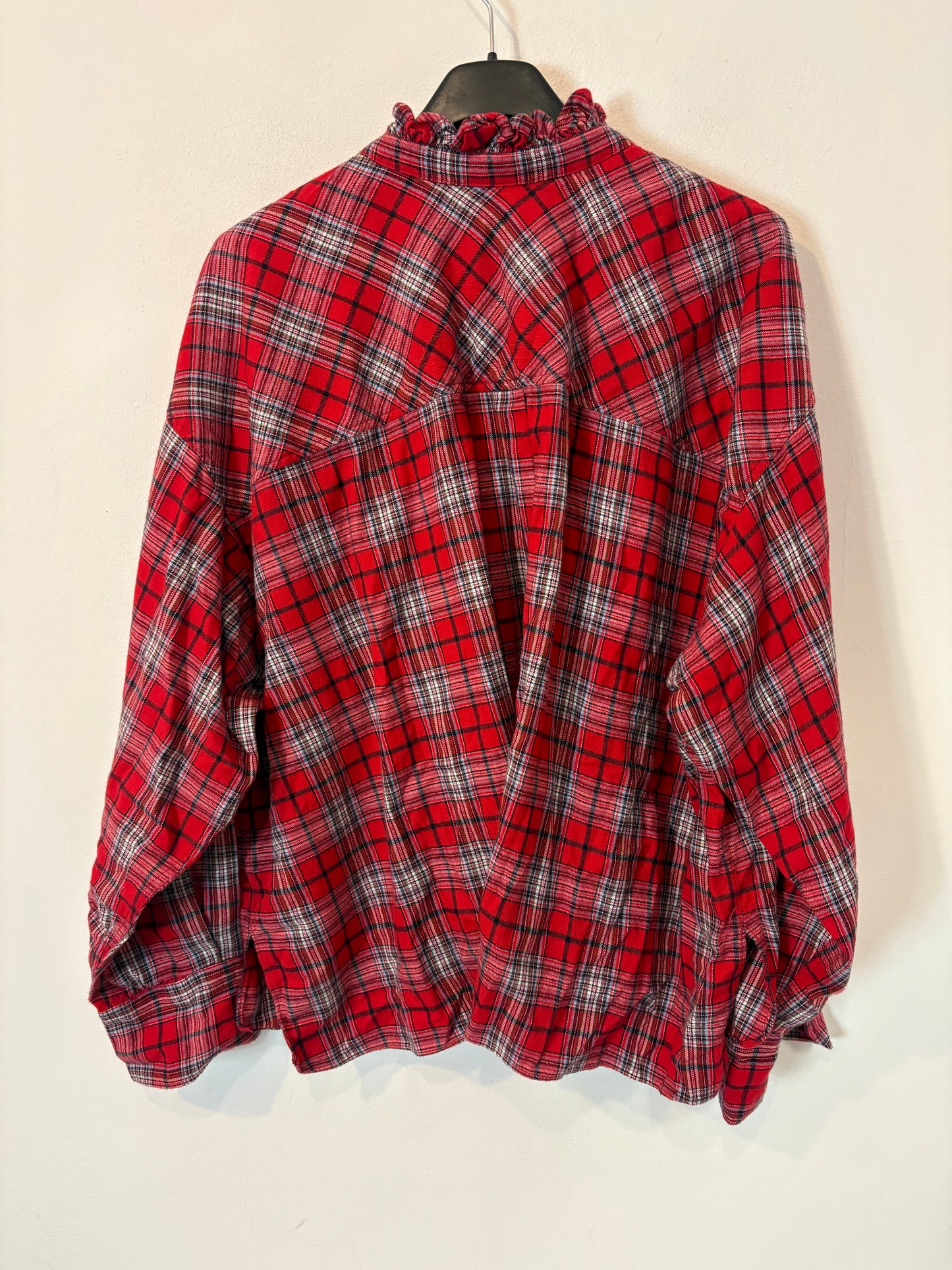 ISABEL MARANT. Camisa cuadros cuello volante