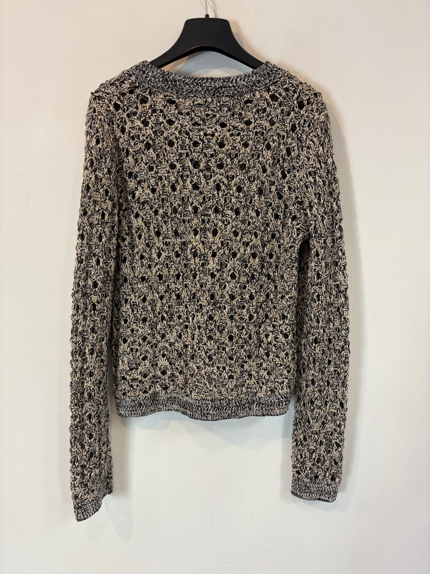 ZARA. Chaqueta punto abierto T.m