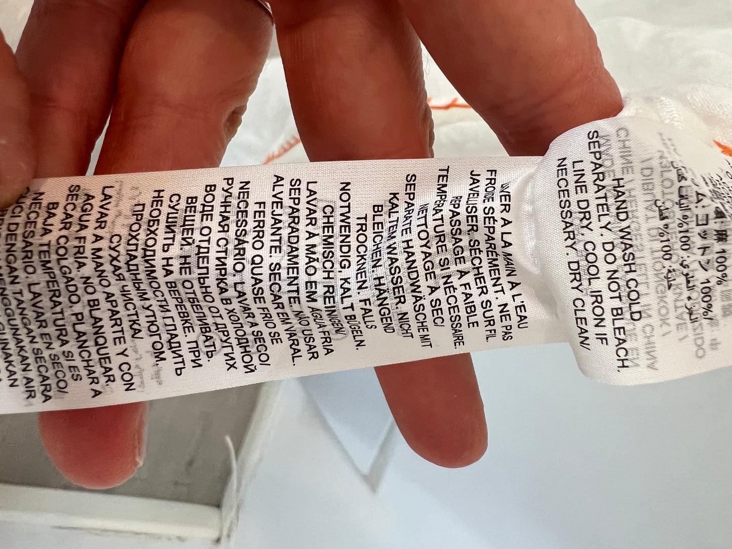 TORY BURCH. Vestido blanco lino T.m