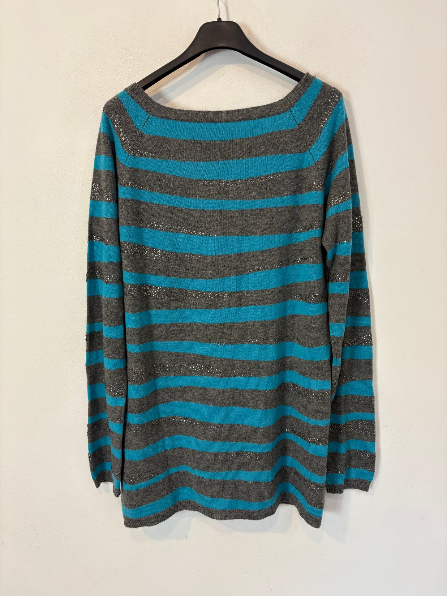 ZADIG & VOLTAIRE. Jersey cashmere rayas