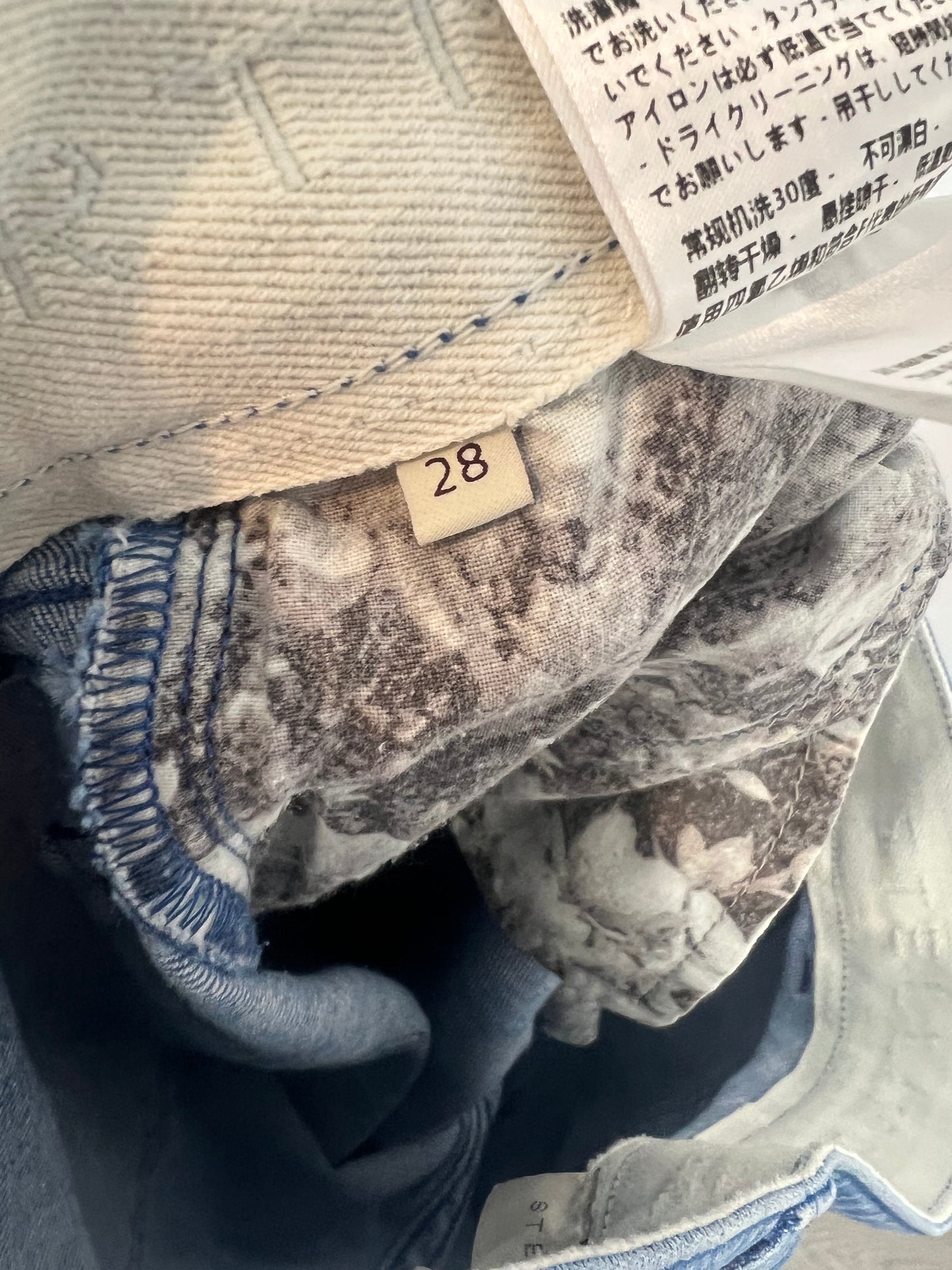 STELLAMcCARTNEY. Denim cropped flecos. T 28 (38)