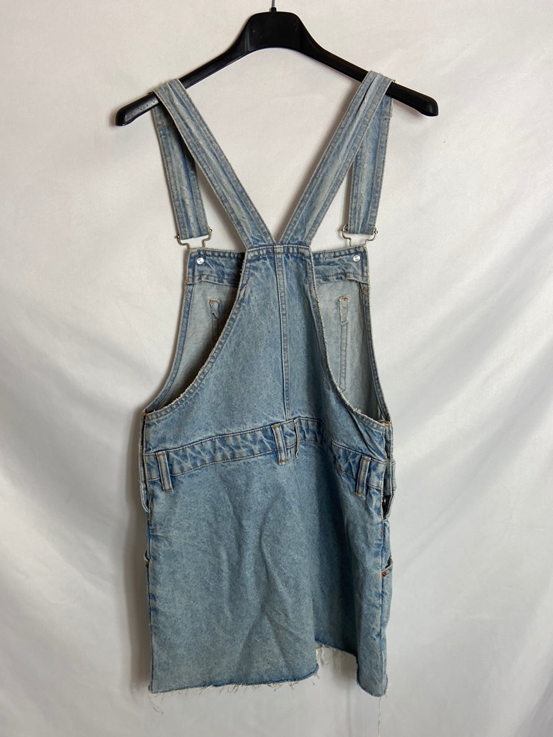 PULL&BEAR. TM blue denim dungarees