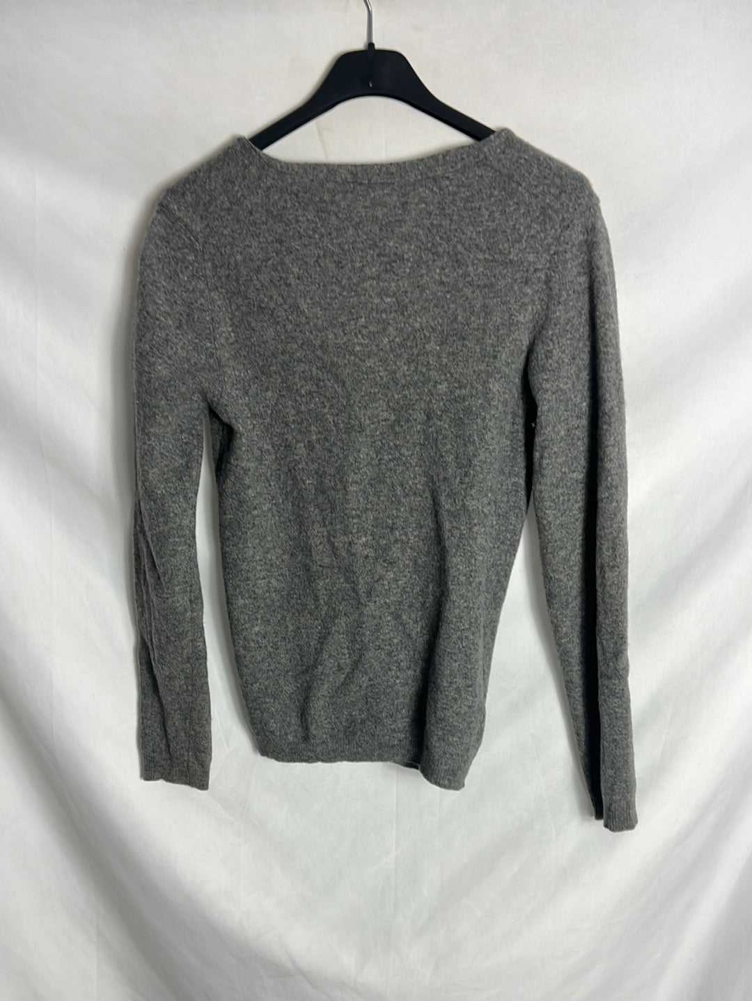 BENETTON. Rebeca gris jaspeada. T S