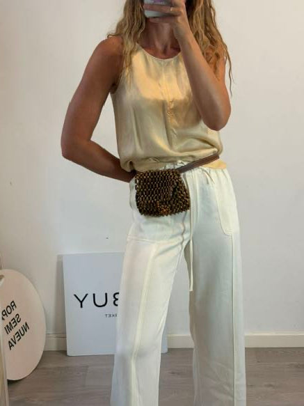 ZARA. riñonera/bolso bolitas
