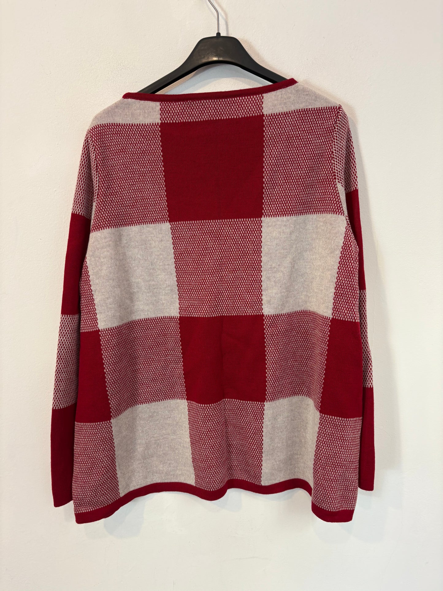 LA CASITA DE WENDY. Jersey cuadros en rojo