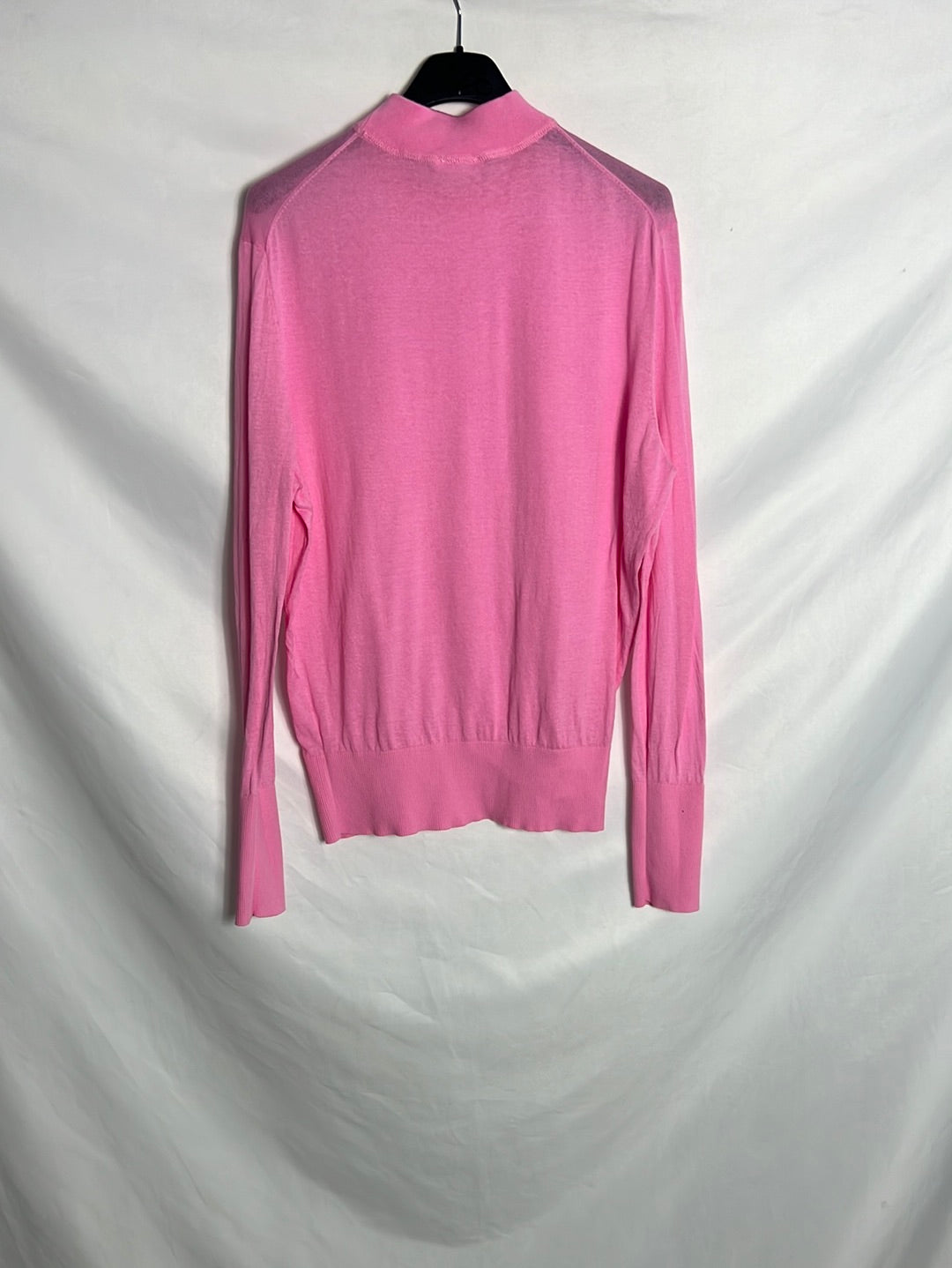 BIMBA Y LOLA. Pink fine turtleneck sweater. TL