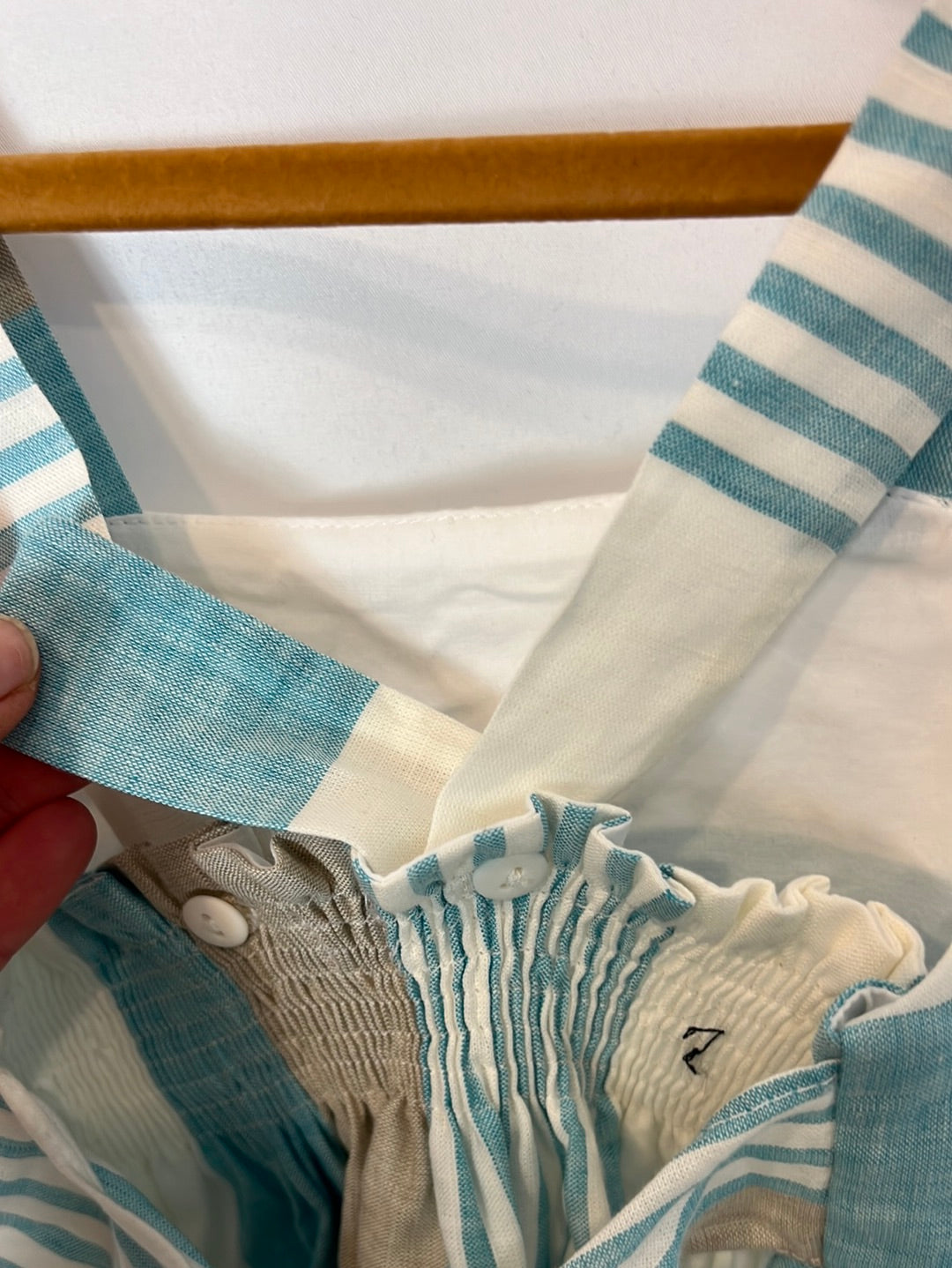 RAIXA. Vestido corto rayas lazada T-3 años