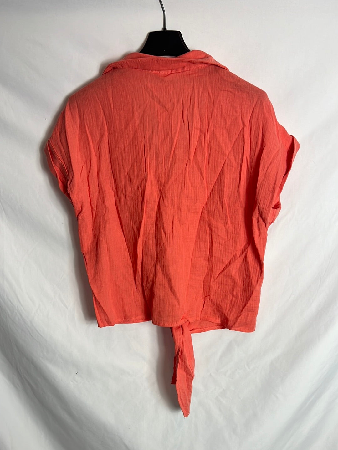 EMMÁ ELLA. Blusa manga corta anudada. T S/M