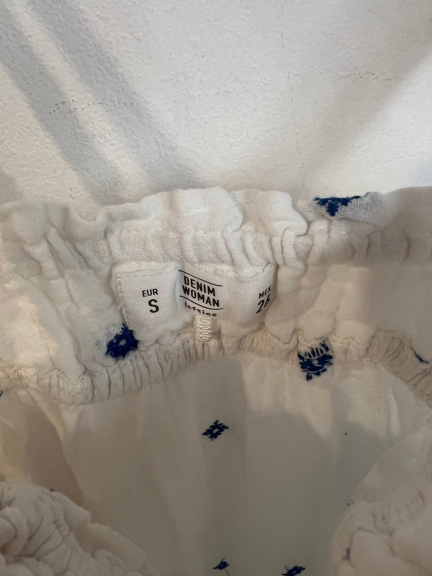 LEFTIES. Textured white midi dress. T.S.