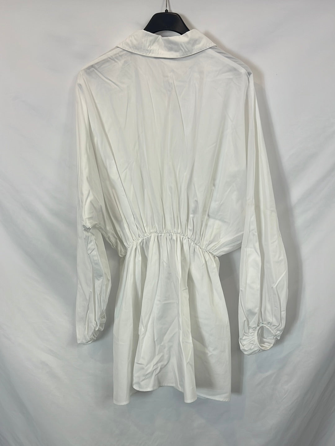 ILAY GARMENTS. Vestido blanco camisero T.s