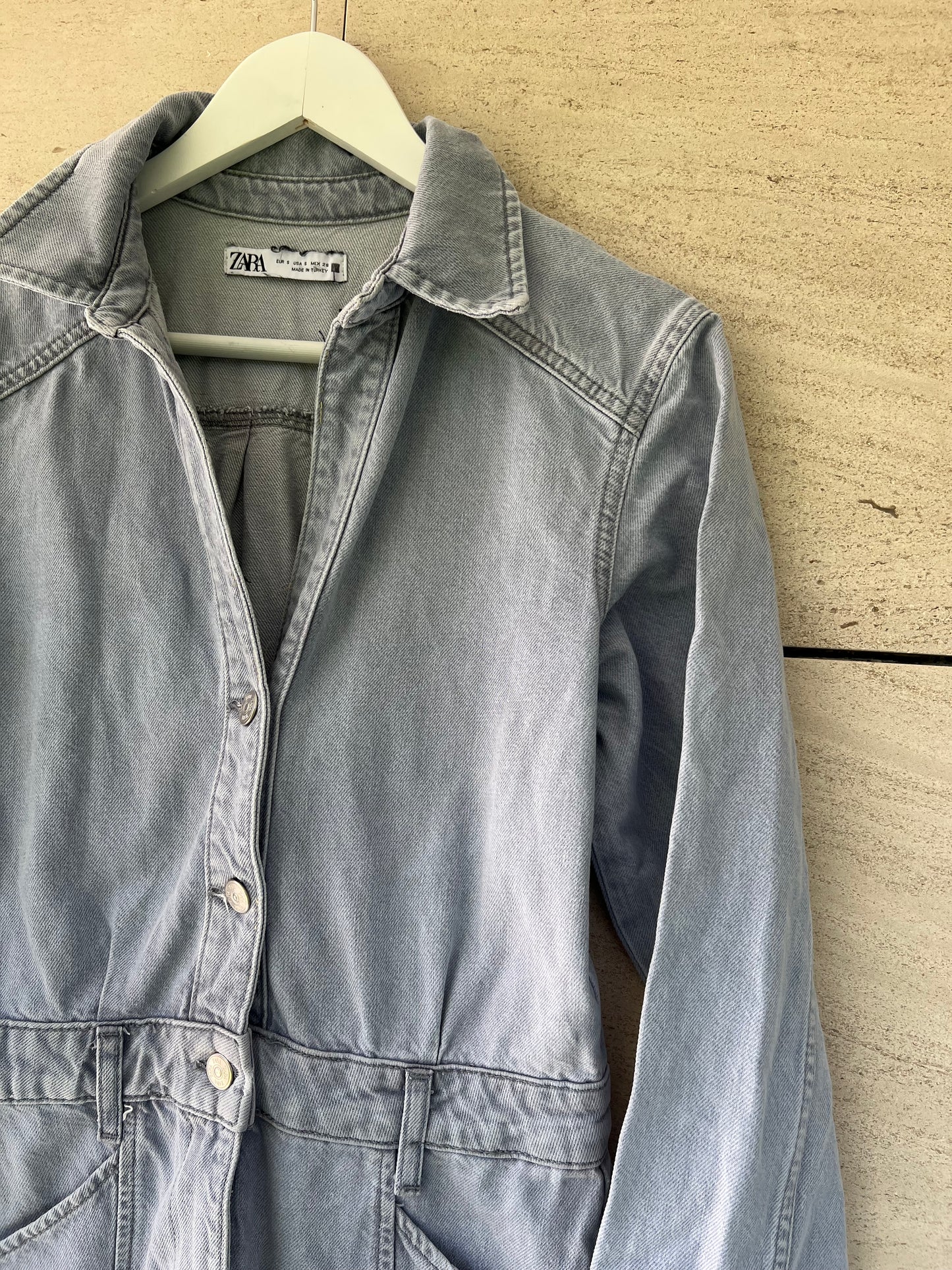 ZARA, Mono largo denim T.s