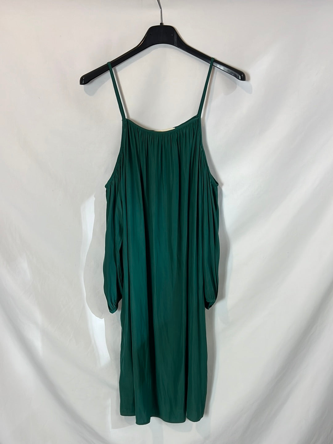 MAJE. Short green dress with sleeve detail. Size 1 (S) – Hibuy market