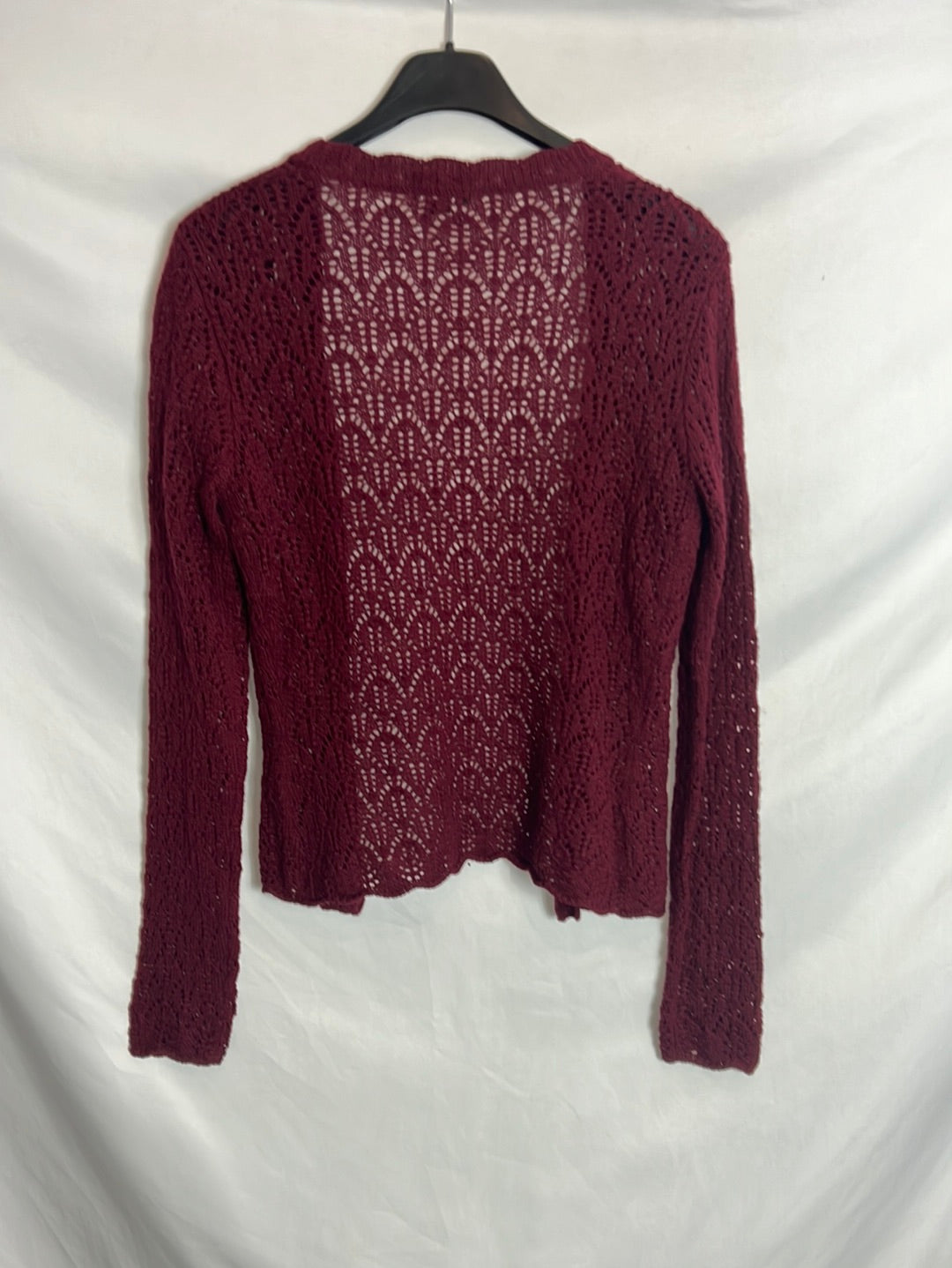 MANGO. Rebeca burdeos calada. TM