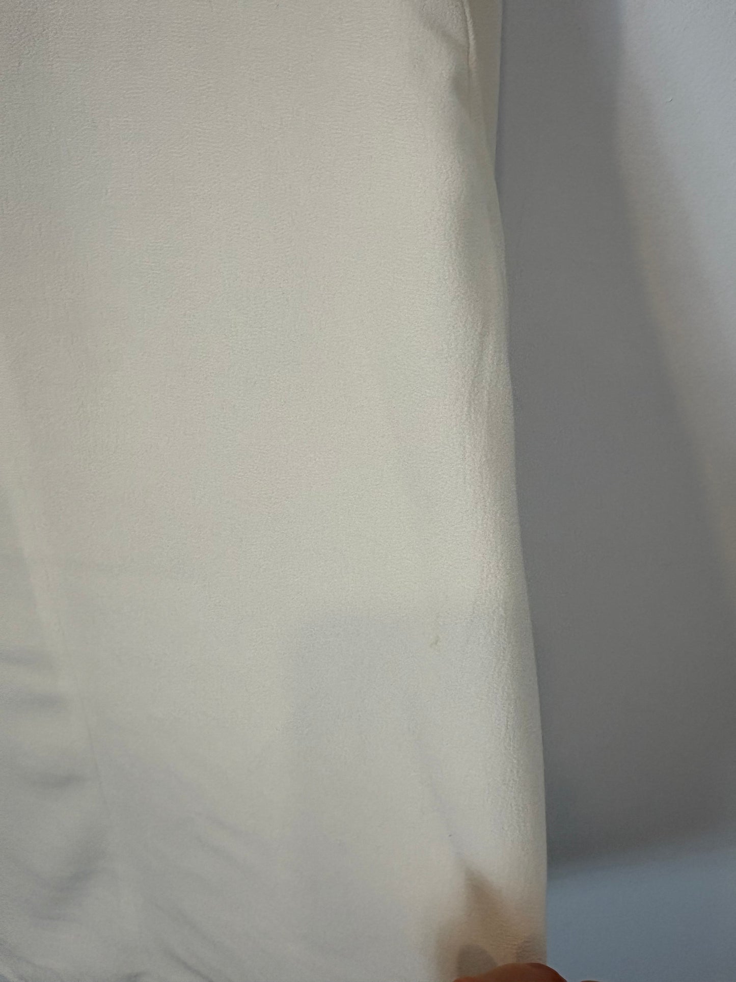 BA&SH. Blazer blanca solapa satinada.