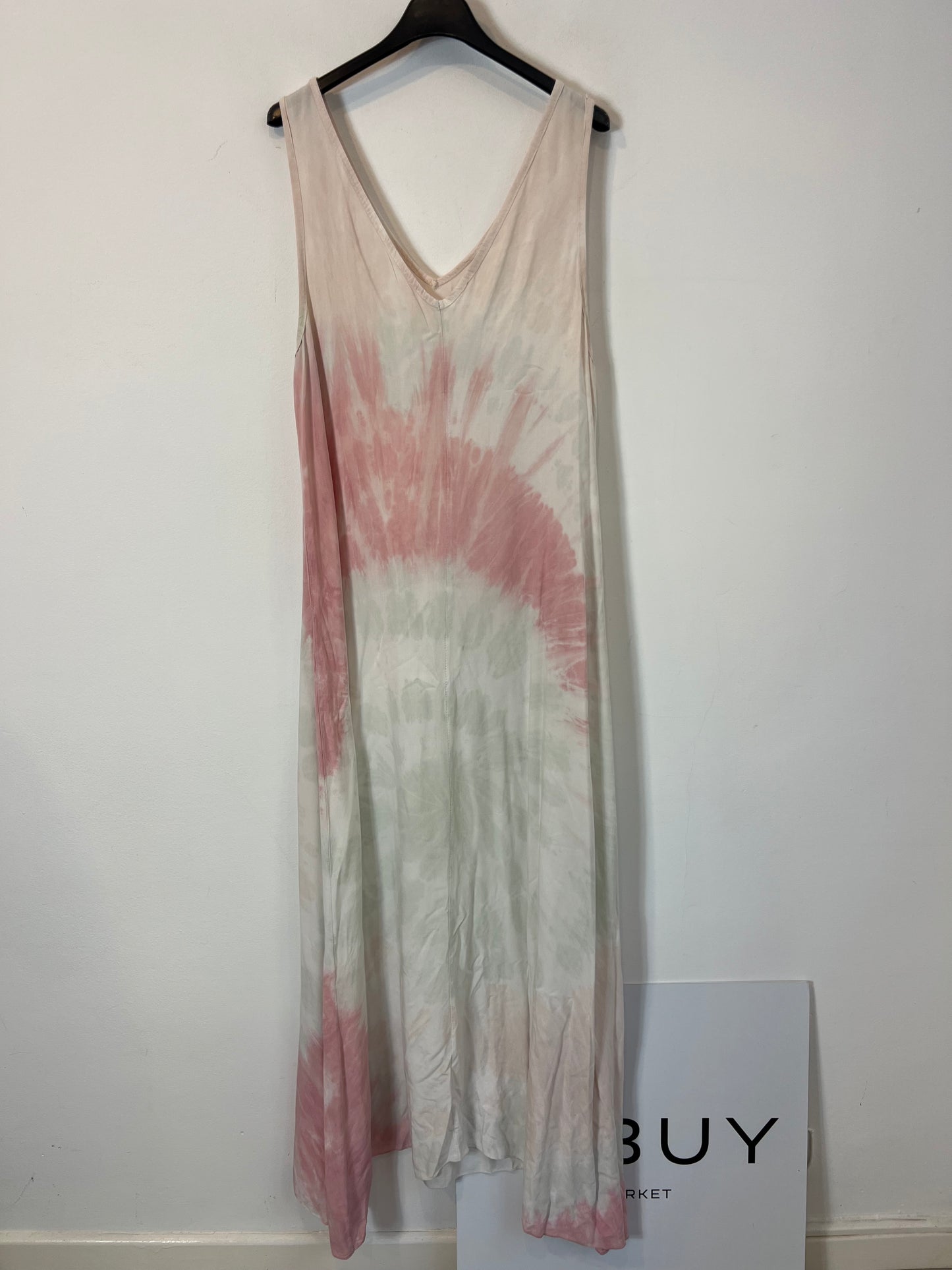 OTRAS. Vestido largo fluido tie dye. T M/L