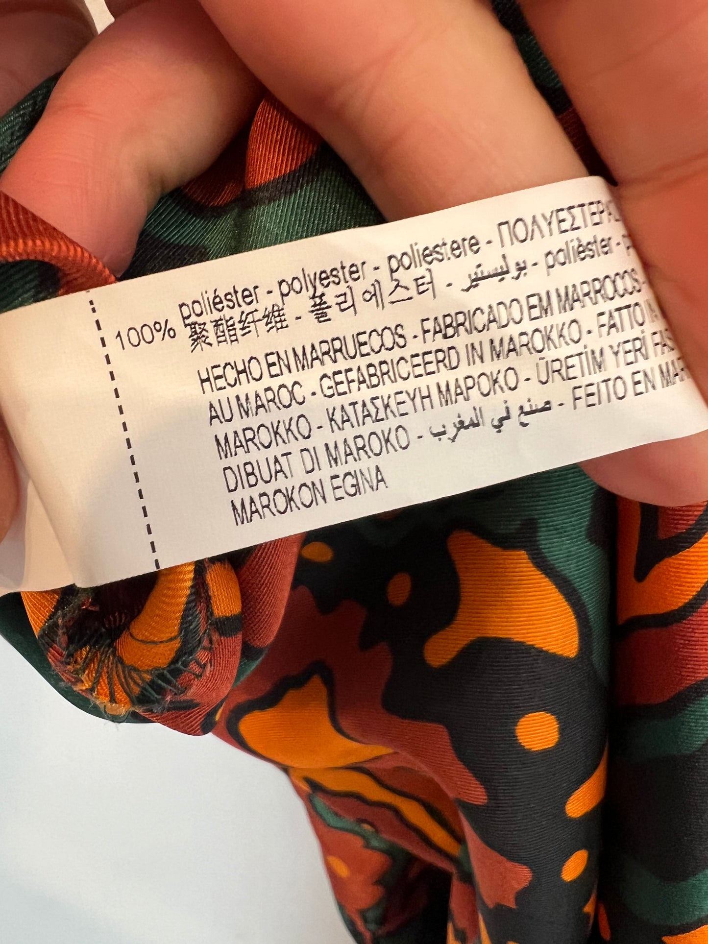 ZARA. Long printed dress. TL