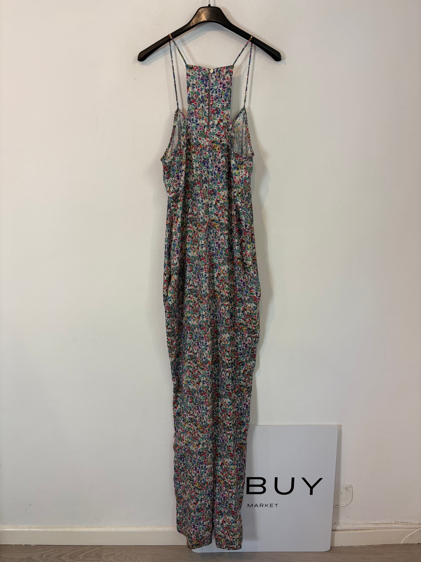 ZARA. Mono largo fluido flores. T M