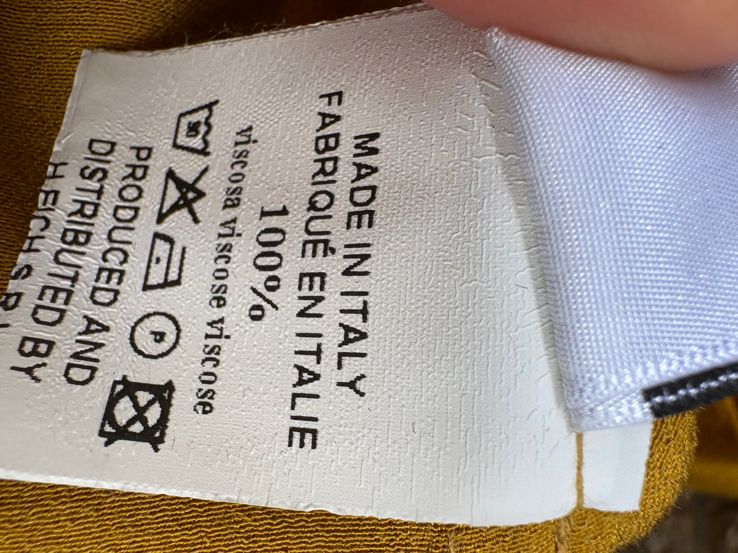 OTTOD´AME. Top satinado dorado