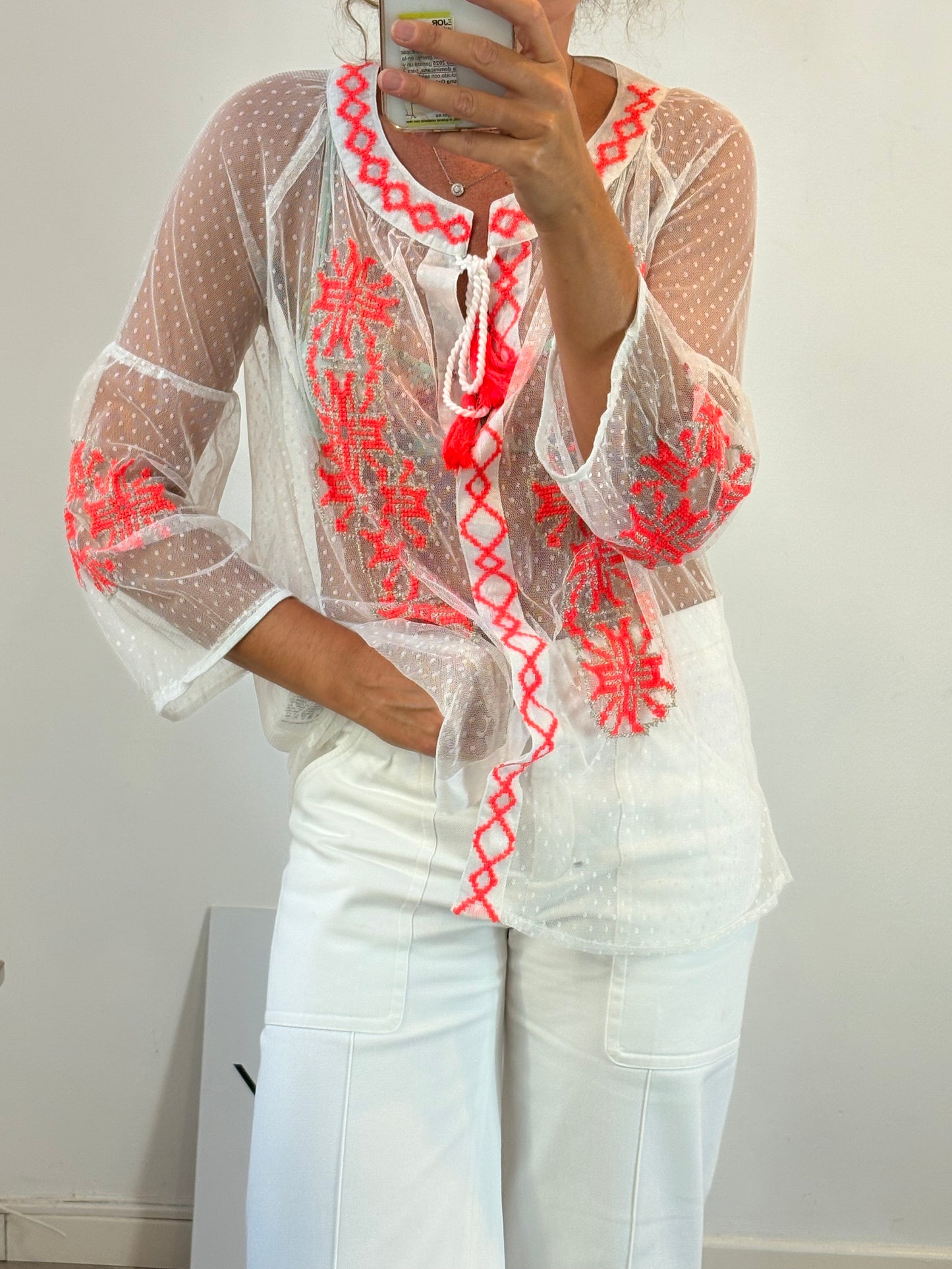 MISSLOOK. Vestido largo bicolor lycra. T L