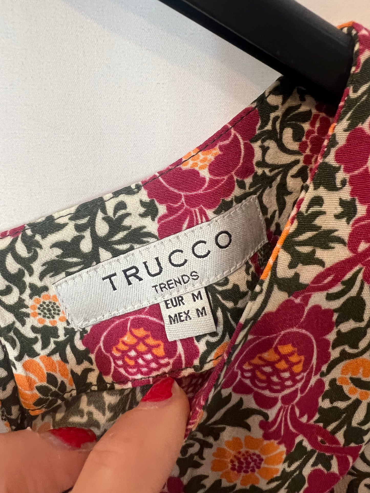 TRUCCO. Vestido estampado flores T.m