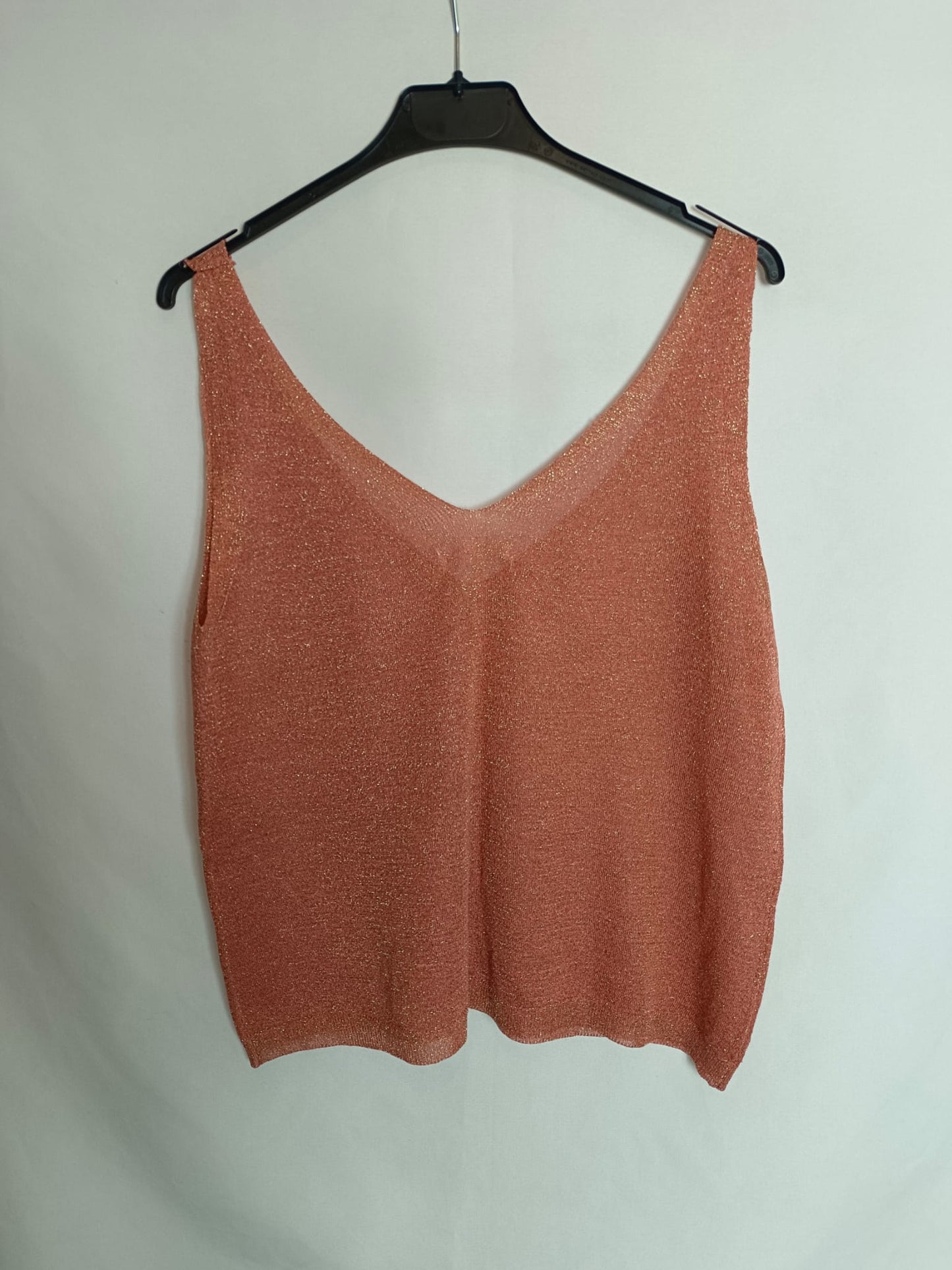 MANGO. Orange top threads Tm