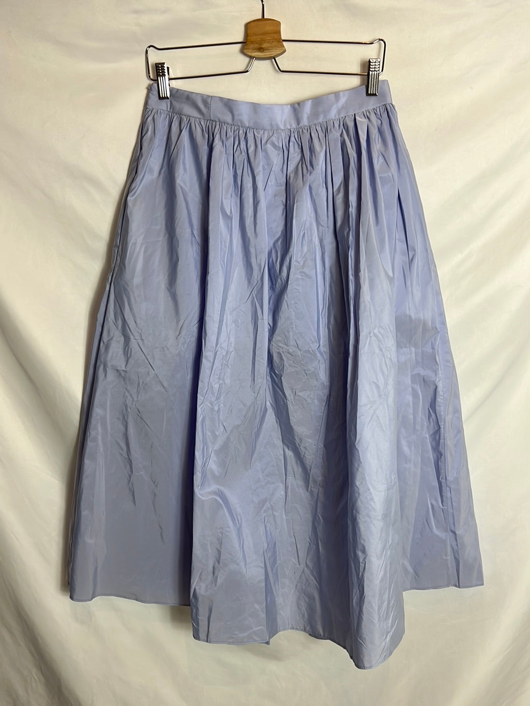 MAJE. Falda midi apertura. T 38