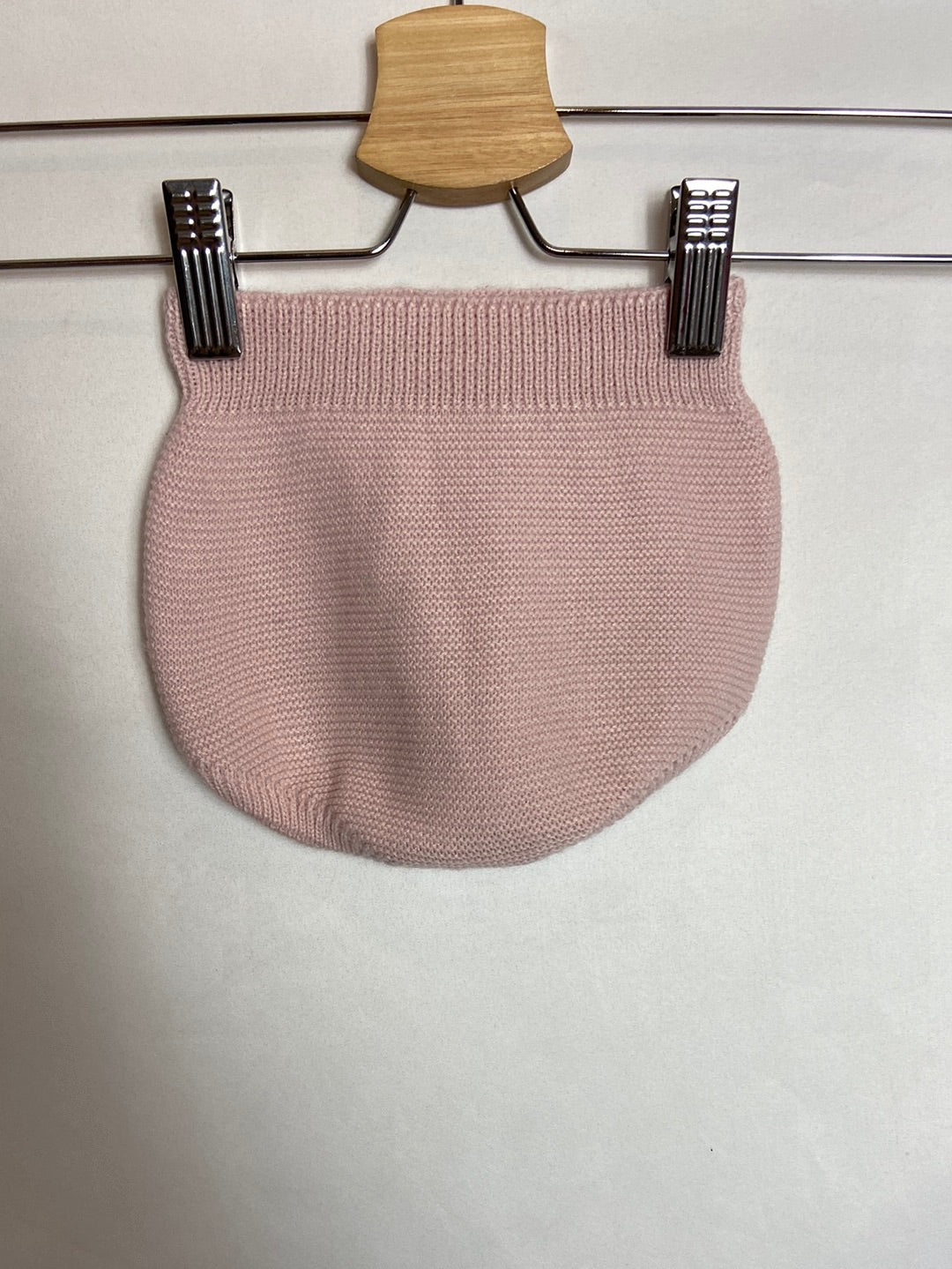 OTRAS. Cubrepañal rosa botones nacar. T 0-3 meses