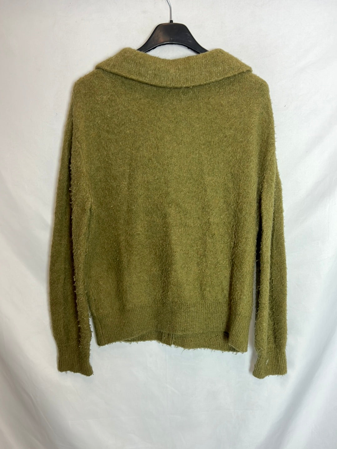 AMERICAN VINTAGE. Rebeca verde botones nácar. T XS/S